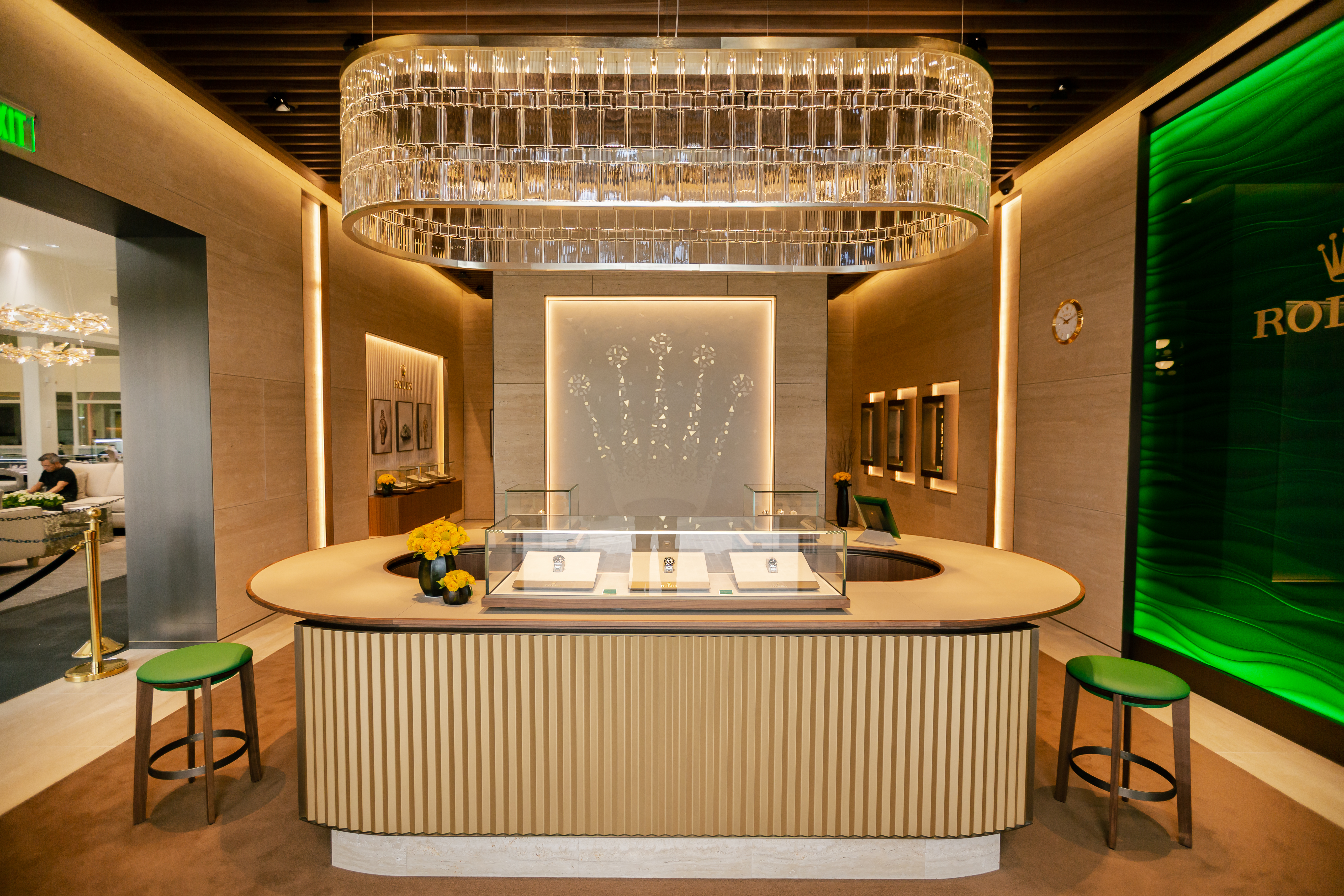 Rolex boutique interior — Calabasas, CA