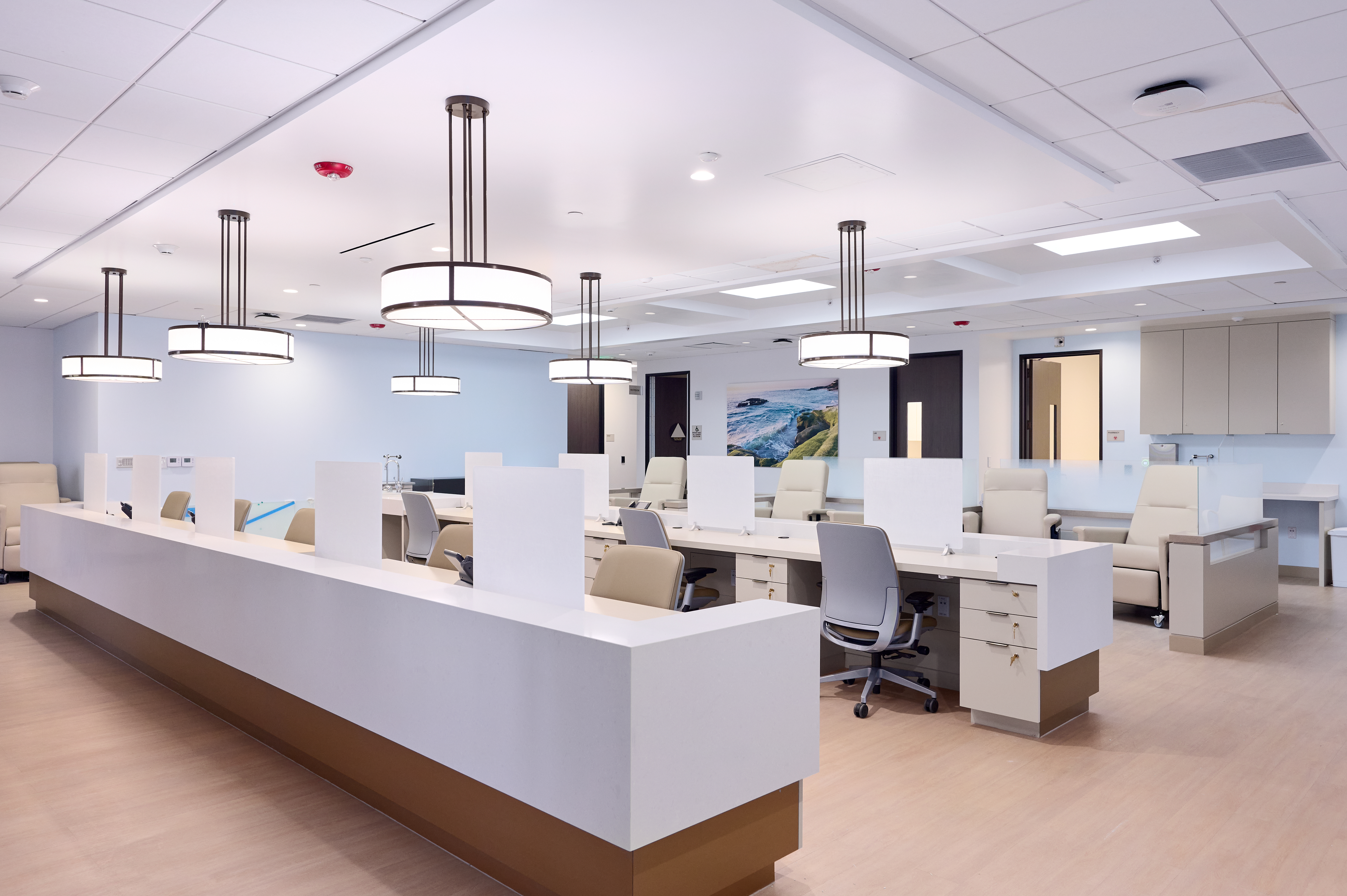 Oncology clinic interior, construction administration by GP Architecture